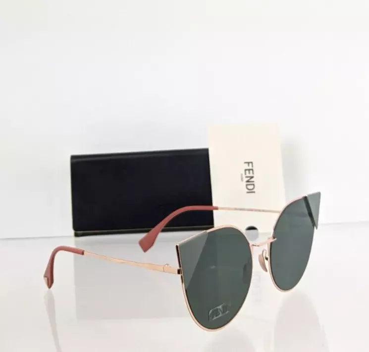 Brand New Authentic Fendi FF 0190 Sunglasses DDBO7 Gold Frame 0190/S 57mm