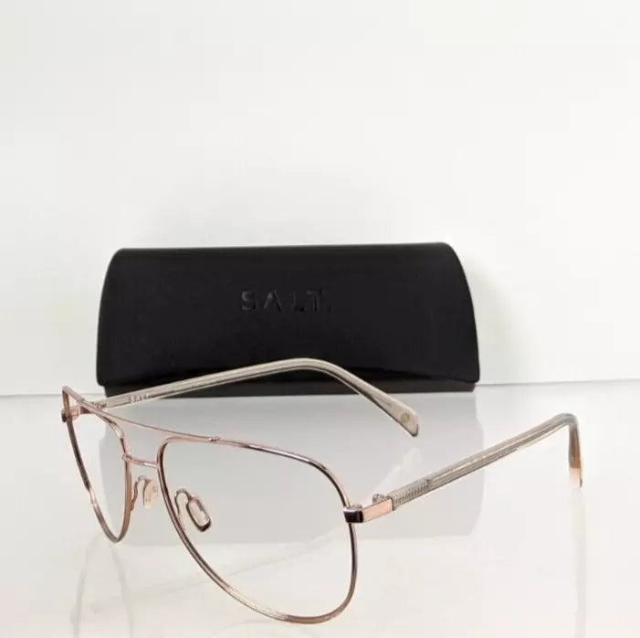 Brand New Authentic Salt Eyeglasses REX RG no demos Rose Gold Frame 60mm