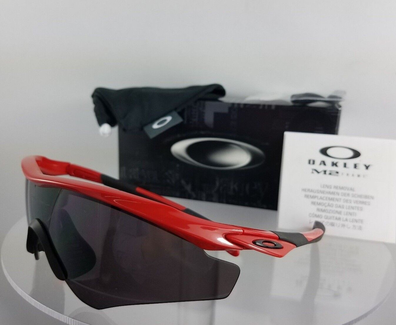 Brand New Authentic Oakley Sunglasses OO9345 02 Frame Red Line Warm Grey 934502