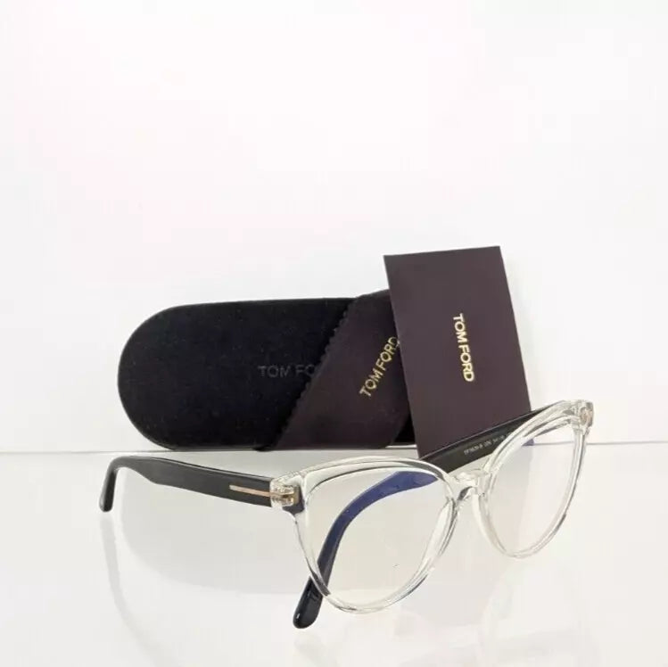 Brand New Authentic Tom Ford TF 5639 Eyeglasses 026 Frame FT 5639-B Blue Block