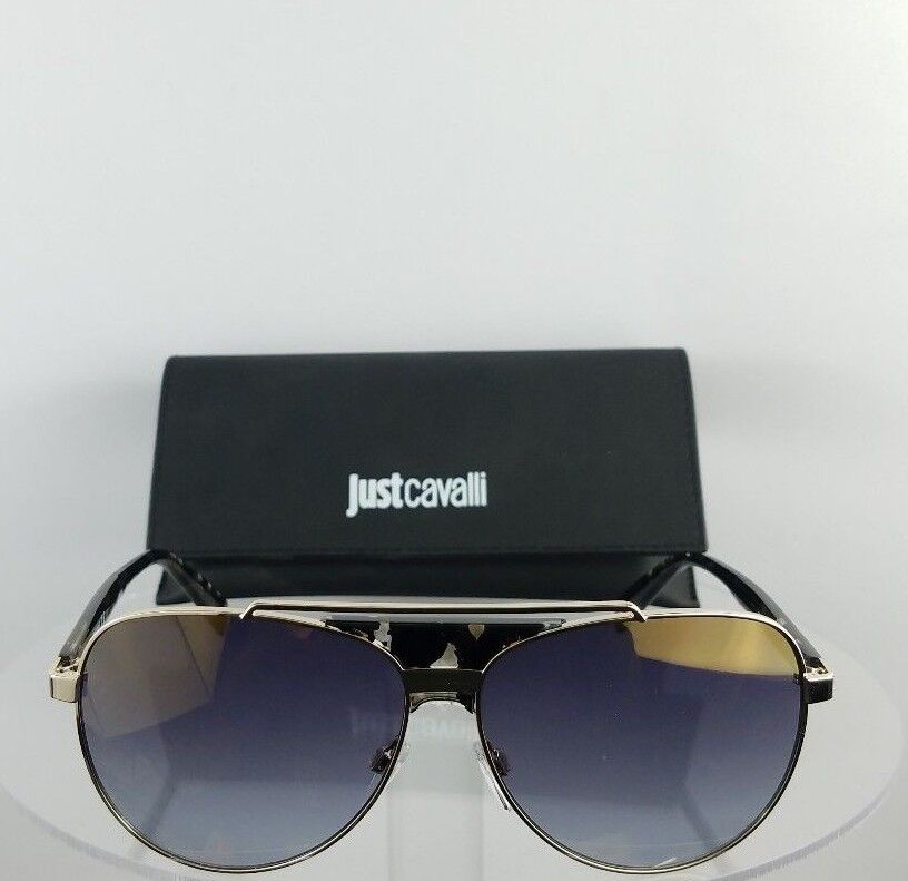 Brand New Authentic Just Cavalli Sunglasses JC828S 55C Gold Frame 828