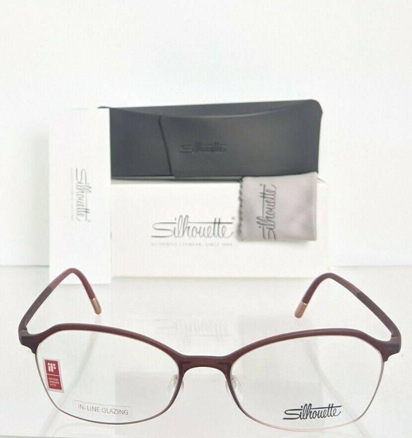 Brand New Authentic Silhouette Eyeglasses SPX 1582 75 6120 Titanium Frame 51mm