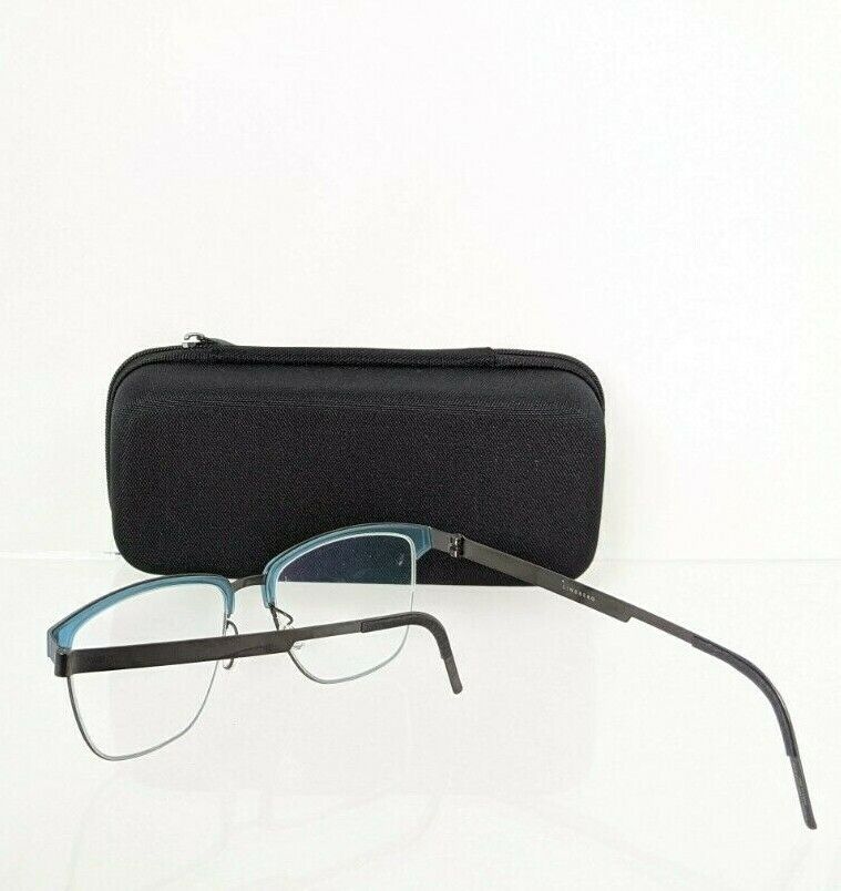 Brand New Authentic LINDBERG Eyeglasses 9833 Blue Gunmetal PU9 9833 52mm