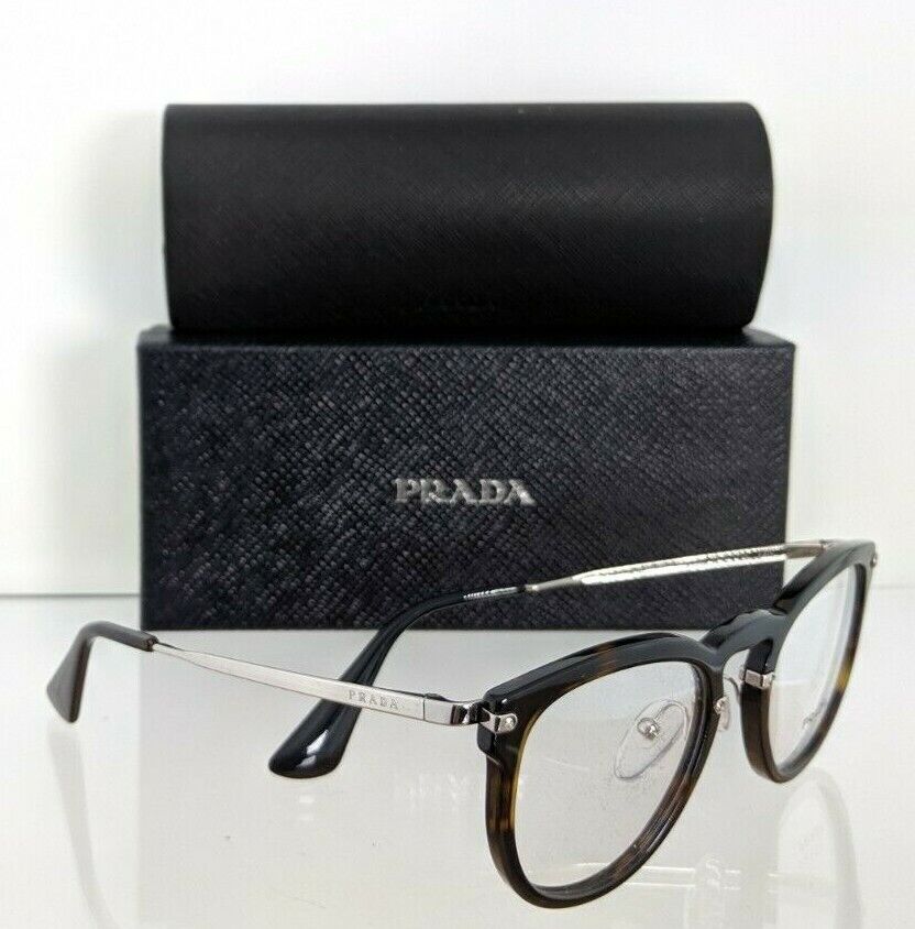 Brand New Authentic Prada Eyeglasses VPR 2AV 2AU - 1O1 Tortoise Frame VPR02V