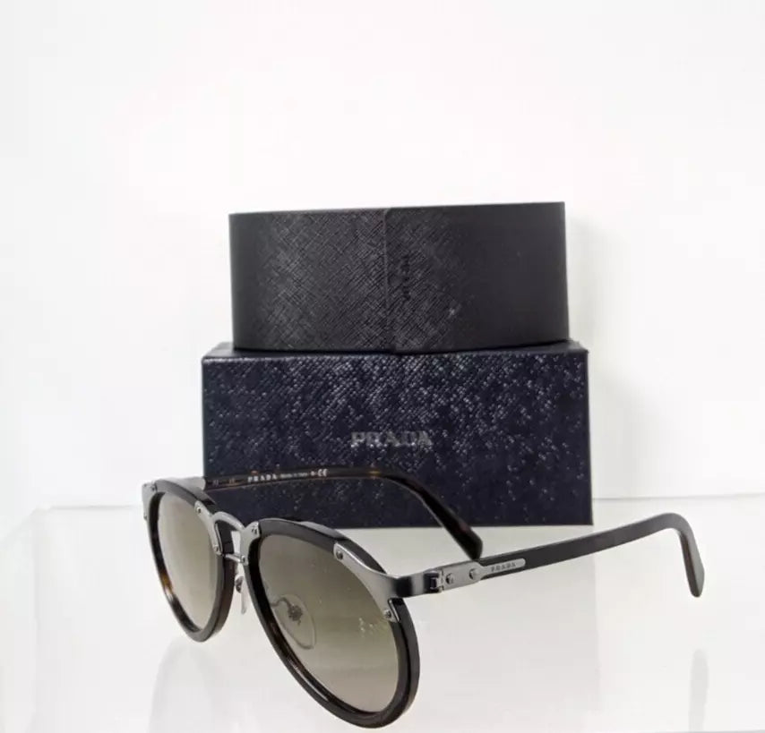 Brand New Authentic Prada Sunglasses SPR 01T Sunglasses 2AU - 1X1 Brown Frame