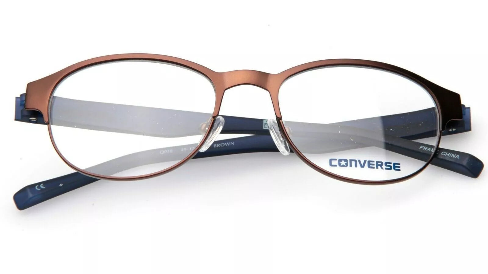 Brand New Authentic Converse Eyeglasses Q030 Brown 49mm Frame