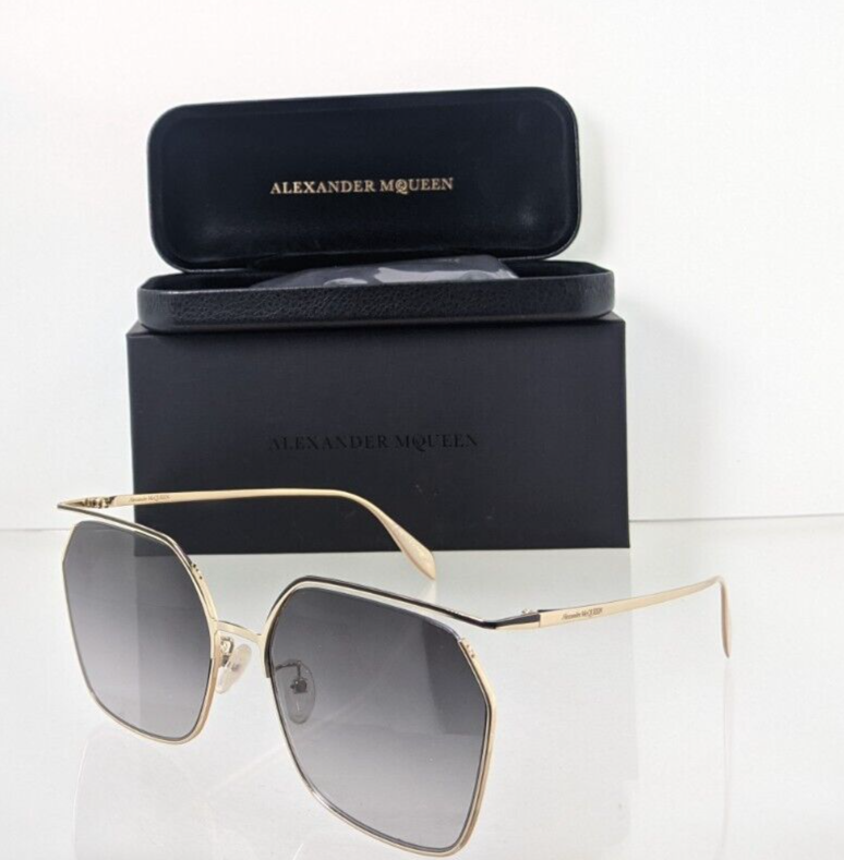 Brand New Authentic Alexander McQueen Sunglasses AM 0254 001 61mm Frame