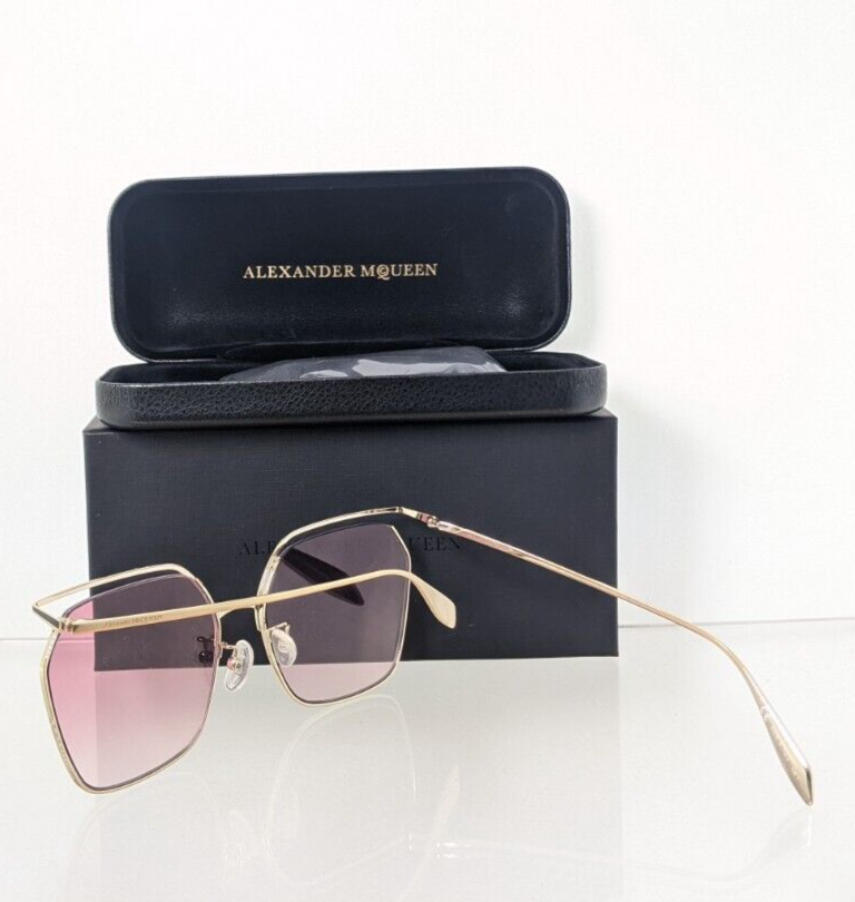 Brand New Authentic Alexander McQueen Sunglasses AM 0254 004 61mm Frame