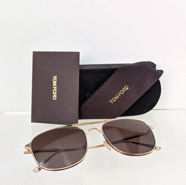 New Authentic Tom Ford Sunglasses FT TF 0827 TF827 28E JAKE Gold Frame