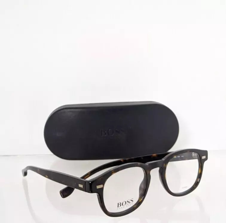 New Authentic HUGO BOSS Eyeglasses 1002 086 Tortoise 47mm Frame