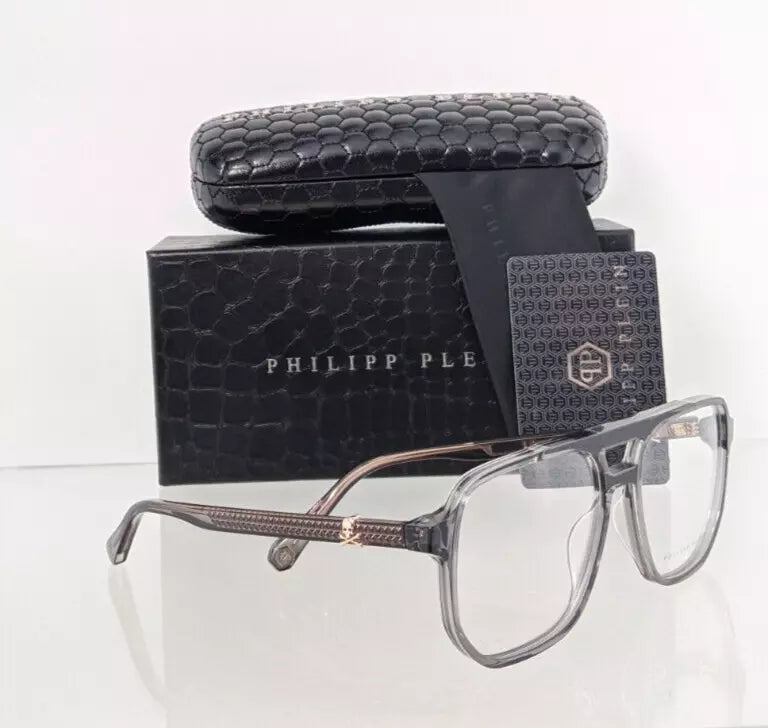 New Authentic Philipp Plein Eyeglasses VPP 084 Col 09MB VP084V Stud Frame