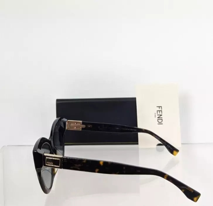 Brand New Authentic Fendi FF 0282 Sunglasses 0869O Tortoise Frame 0282/S 54mm