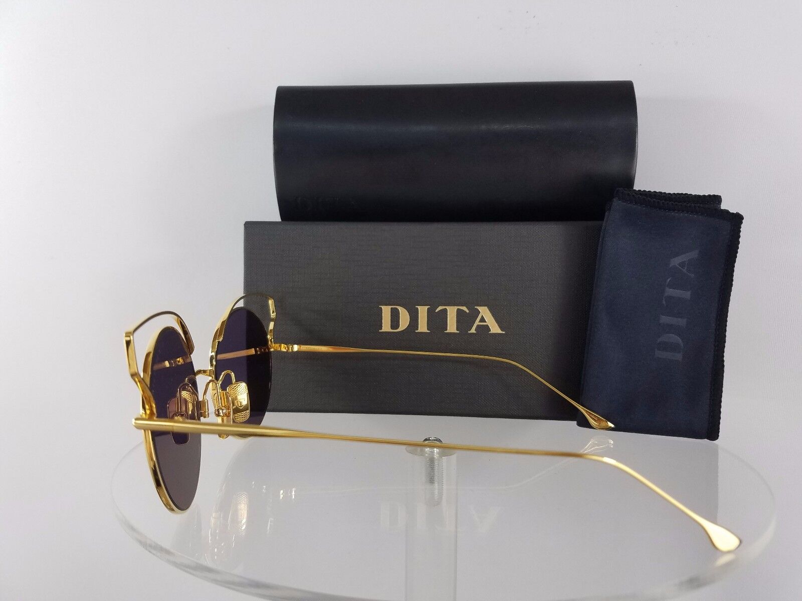 Brand New Authentic Dita Sunglasses Believer 23008-A-GLD-52mm Gold Frame