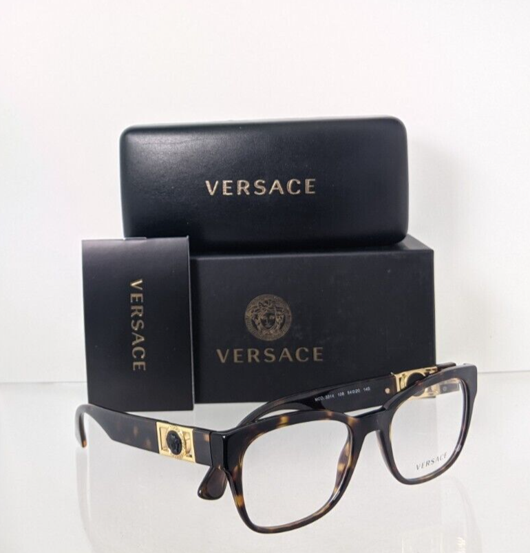 Brand New Authentic Versace Eyeglasses MOD. 3314 108 54mm 3314 Frame