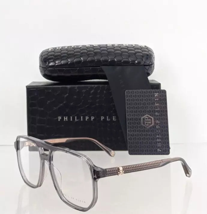 New Authentic Philipp Plein Eyeglasses VPP 084 Col 09MB VP084V Stud Frame