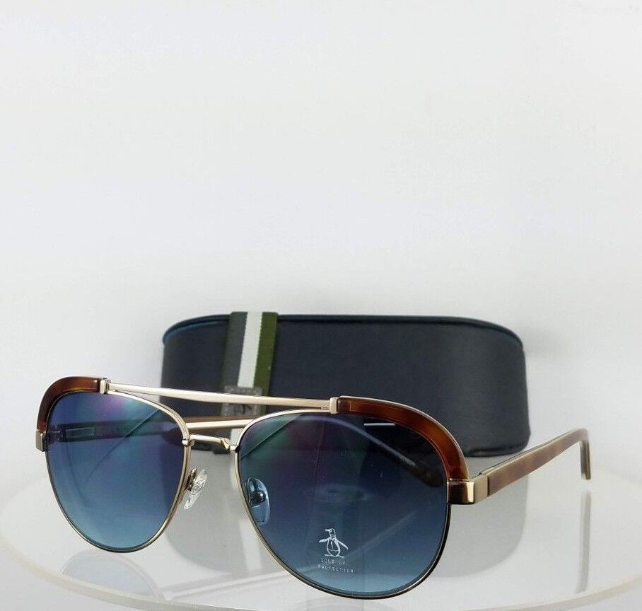 Brand New Authentic Penguin Sunglasses The Martin 55mm Tortoise Washed Gold