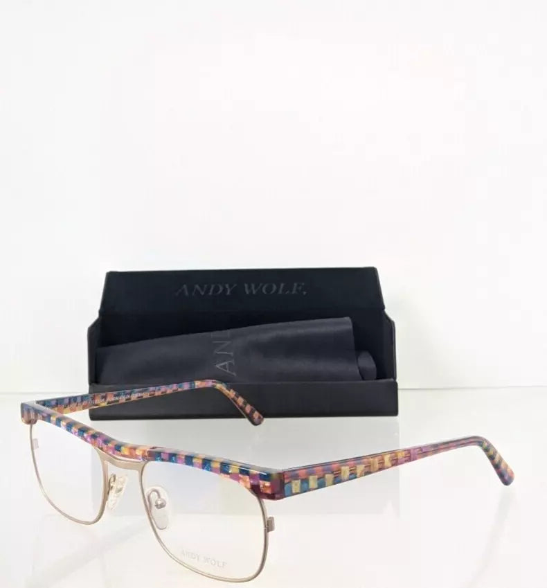 New Authentic Andy Wolf Eyeglasses 4478 Col. E Hand Made Austria 52mm Frame