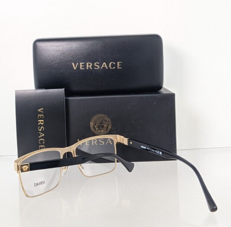 Brand New Authentic Versace Eyeglasses MOD. 1285 56mm Gold 1002 Frame