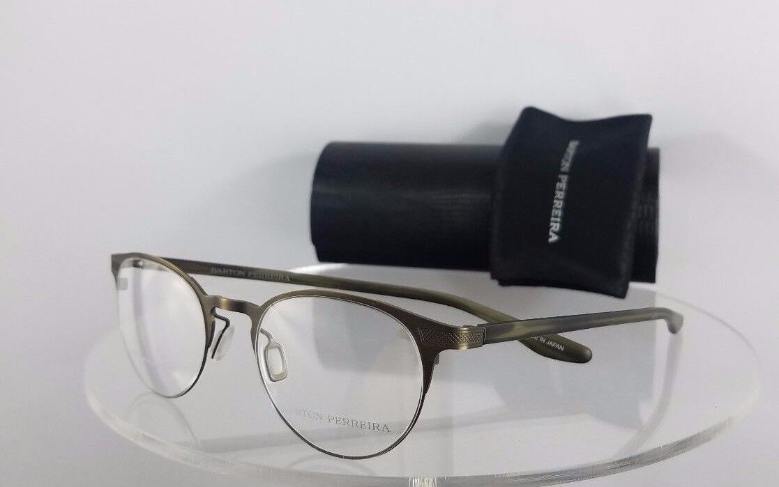 Brand New Authentic Barton Perreira Eyeglasses Darcus MAG/MLT Antique Gold