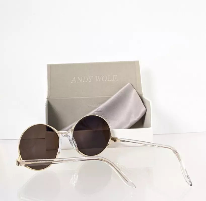 New Authentic Andy Wolf Sunglasses Elodie Col. F White Heat 59mm Austria Frame