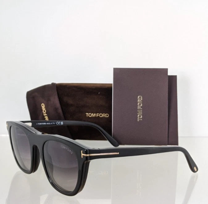 Brand New Authentic Tom Ford TF 5895 Eyeglasses with Clip FT 5895-B ECO 51mm