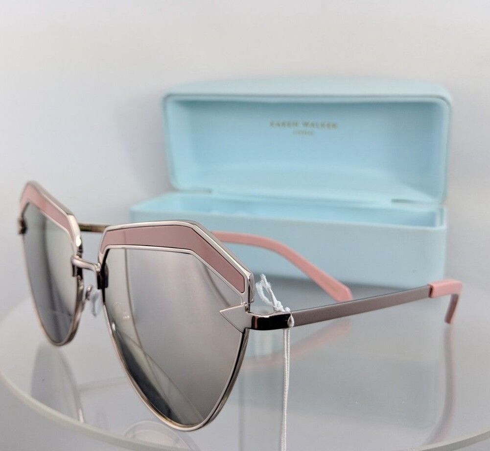 Brand New Authentic Karen Walker Sunglasses JACINTO Rose pink Frame