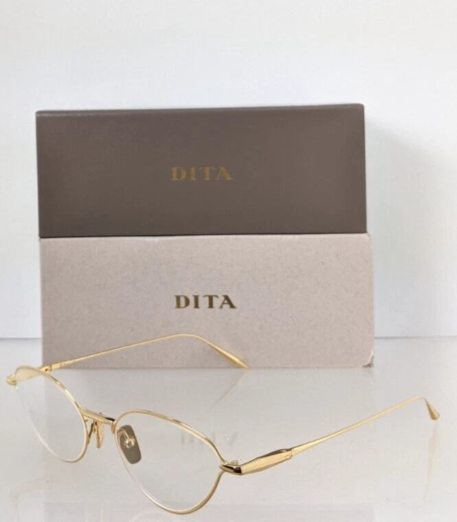 Brand New Authentic Dita Eyeglasses Sincetta DTX145-A-01 Gold 53mm Frame