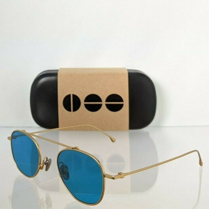 Brand New Authentic KOMONO SUNGLASSES SN THE SHELDON 48mm Gold Frame