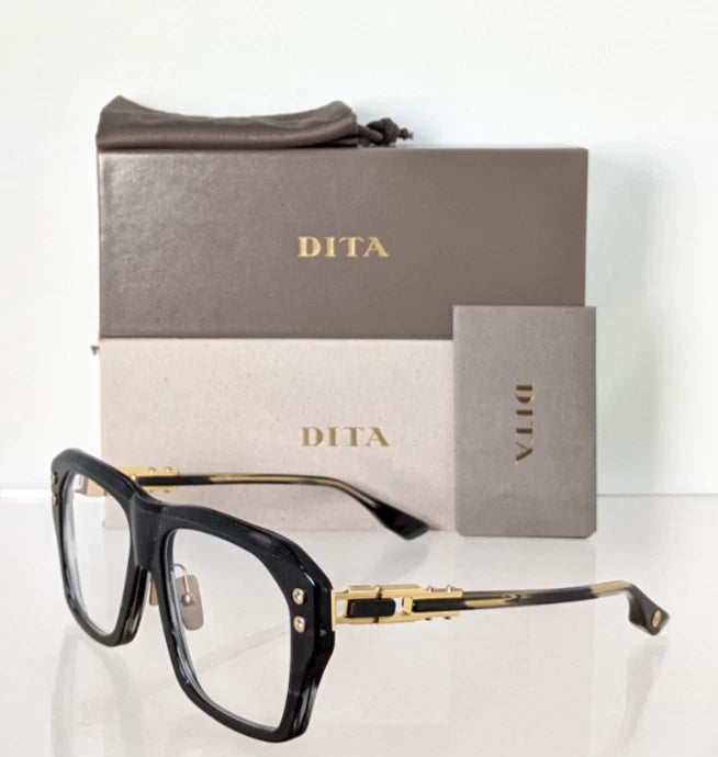 New Authentic Dita Eyeglasses GRAND APX DTX-417-A-01 Ink Swirl 57mm Frame