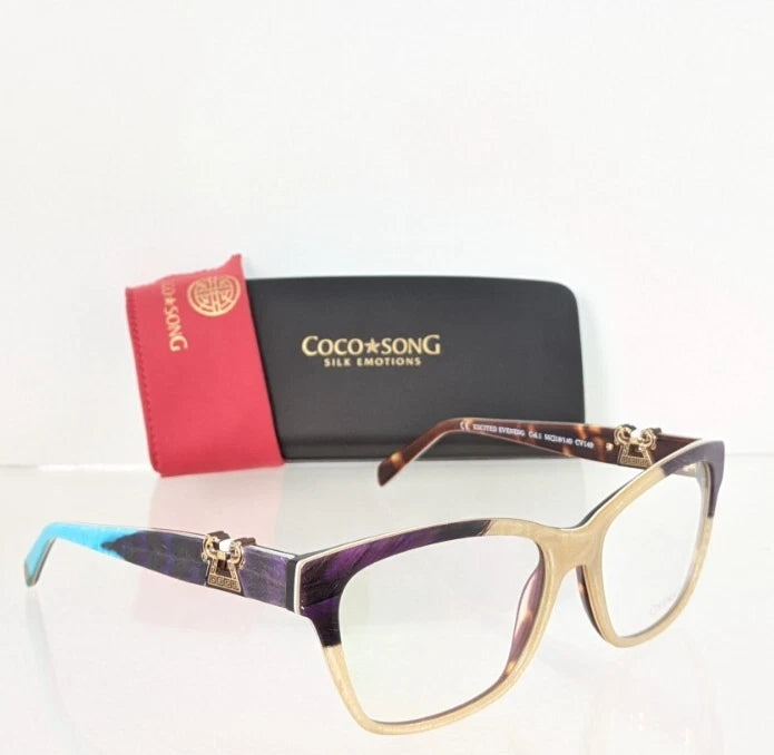 New Authentic COCO SONG Eyeglasses Excited Evening Col. 1 55mm CV149