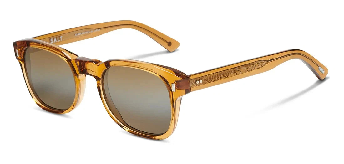 New Authentic Salt Sunglasses Coolidge Whiskey Polarized 54mm Frame