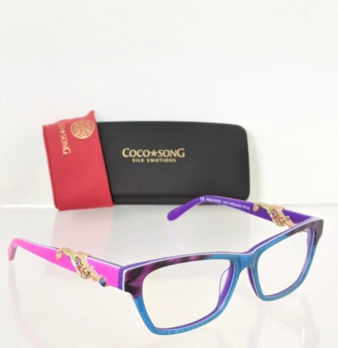 New Authentic COCO SONG Eyeglasses Meld Gold Col. 3 53mm CV113