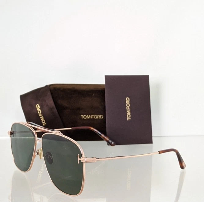 New Authentic Tom Ford Sunglasses TF 1017 28N Jaden 60mm FT 1017 Frame