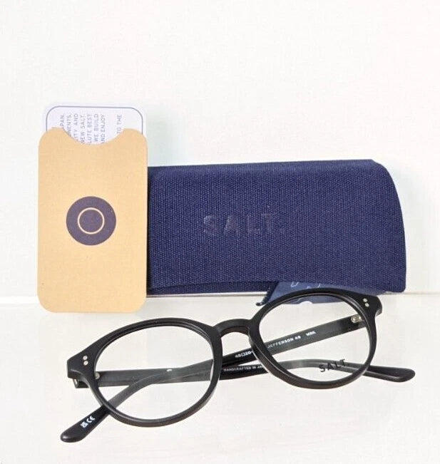 New Authentic SALT Eyeglasses JEFFERSON MBK 48mm Frame