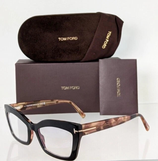 Brand New Authentic Tom Ford TF 5766 Eyeglasses 005 Frame FT 5766-B 54mm Frame