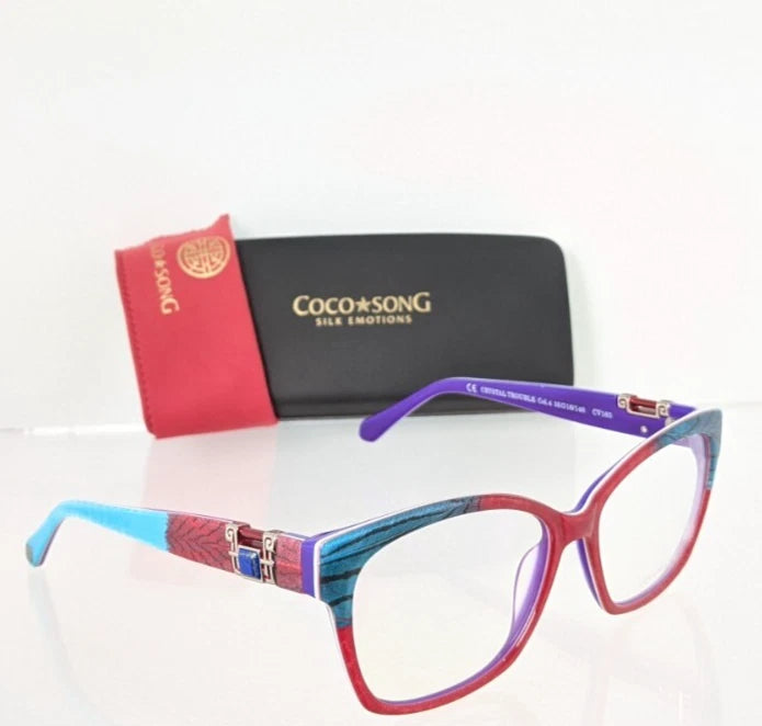 New Authentic COCO SONG Eyeglasses Crystal Trouble Col. 4 55mm CV151
