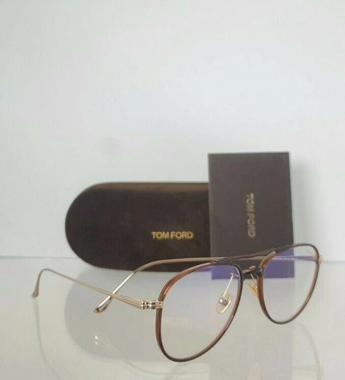 Brand New Authentic Tom Ford TF 5666 Eyeglasses 5666 048 FT 52mm Frame
