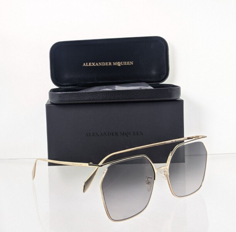 Brand New Authentic Alexander McQueen Sunglasses AM 0254 001 61mm Frame