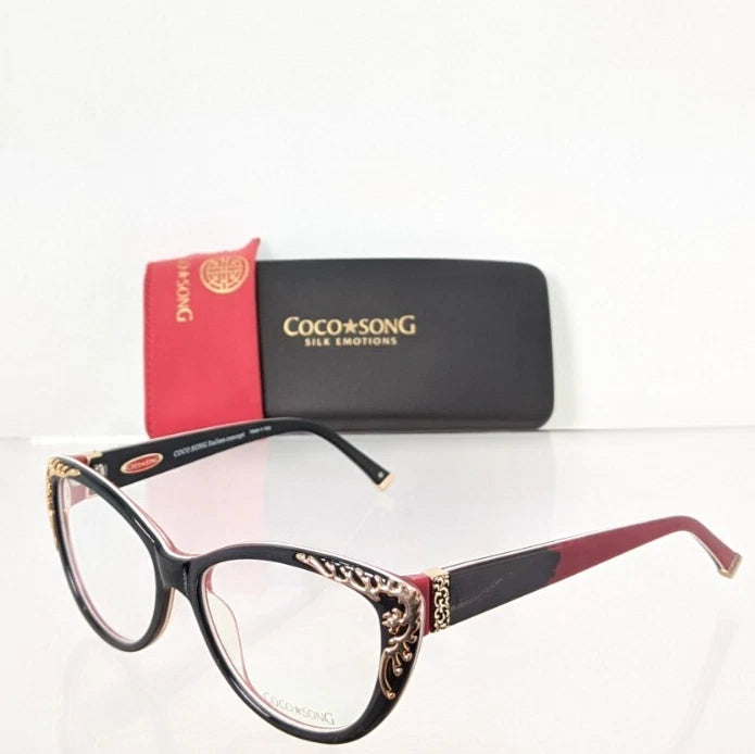 New Authentic COCO SONG Eyeglasses Golden Phoenix Col. 1 54mm CV093