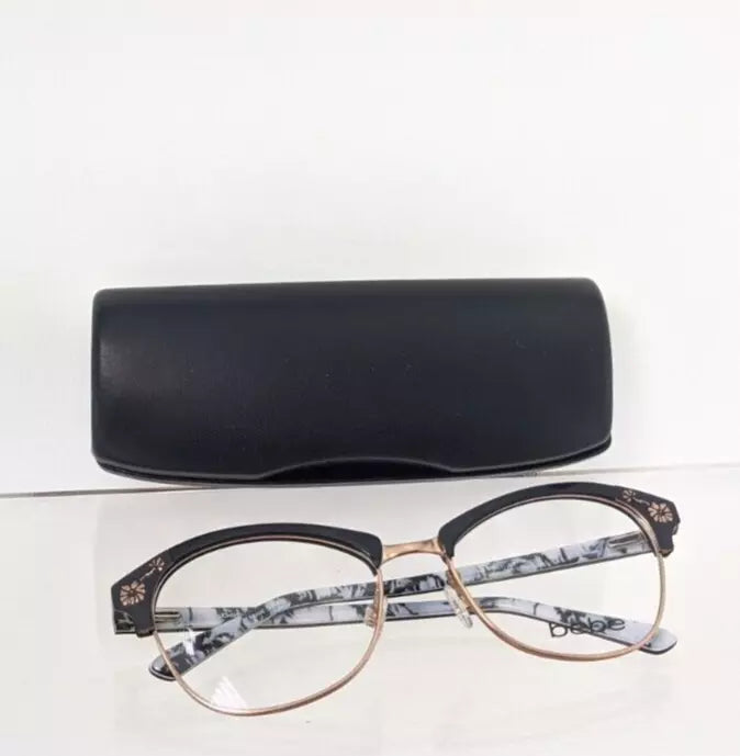 New Authentic BEBE Eyeglasses BB 5162 001 JET 53mm Frame