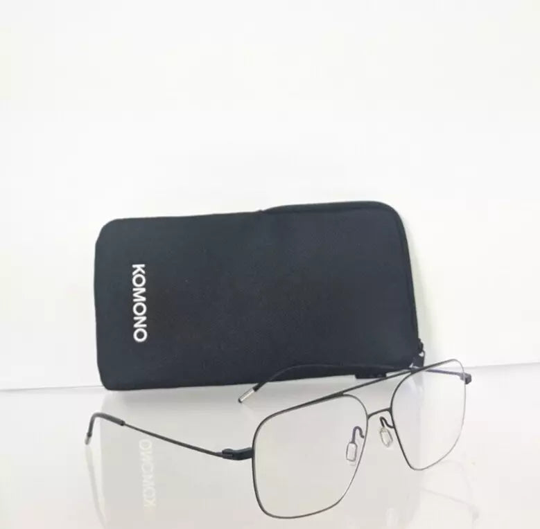 Brand New Authentic KOMONO Eyeglasses THE EDDIE 54mm Black Frame