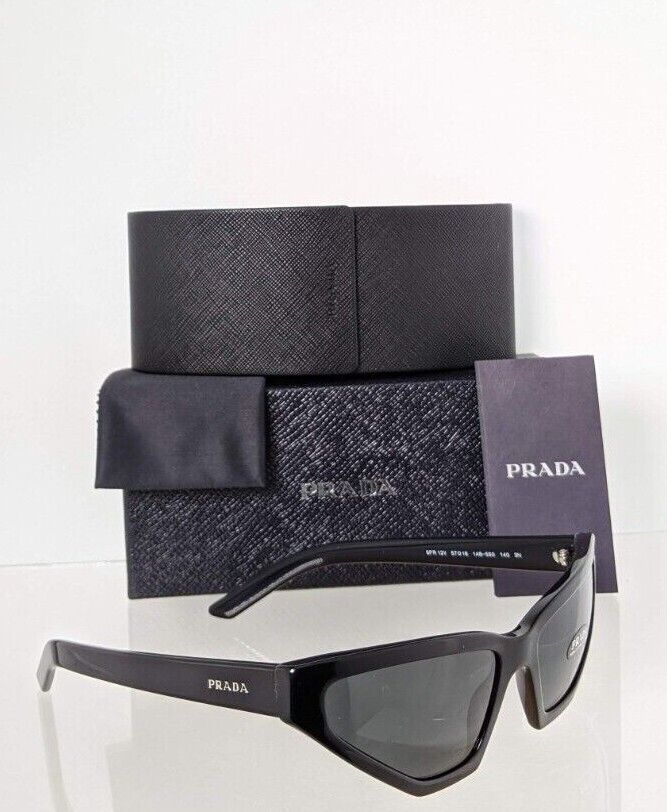 Brand New Authentic Prada Sunglasses SPR 12V Sunglasses 1AB - 5S0 Dark Black