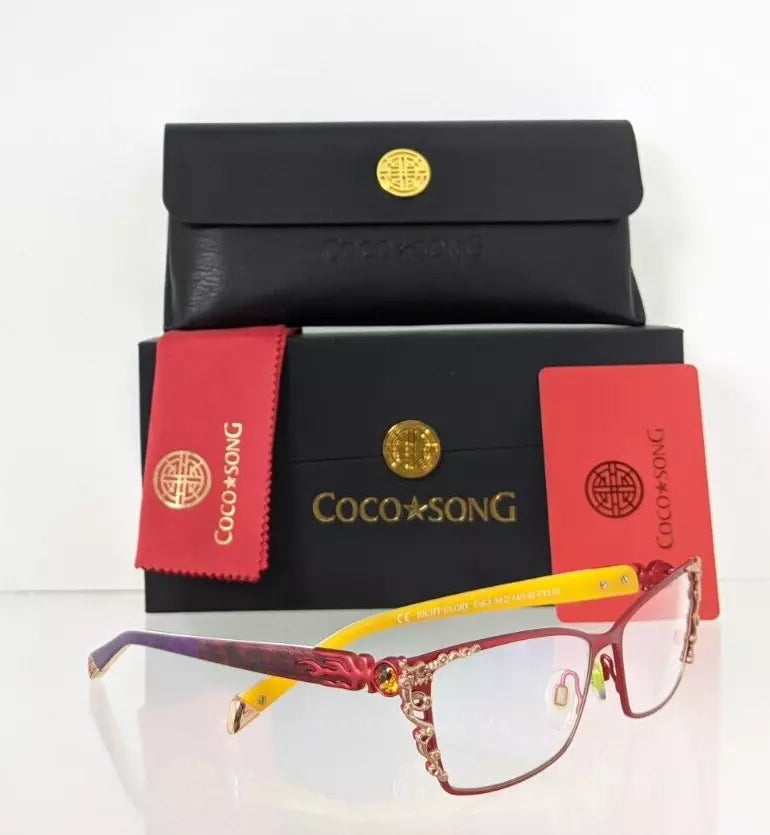 Brand New Authentic COCO SONG Eyeglasses Right Glory Col 3 54mm CV115