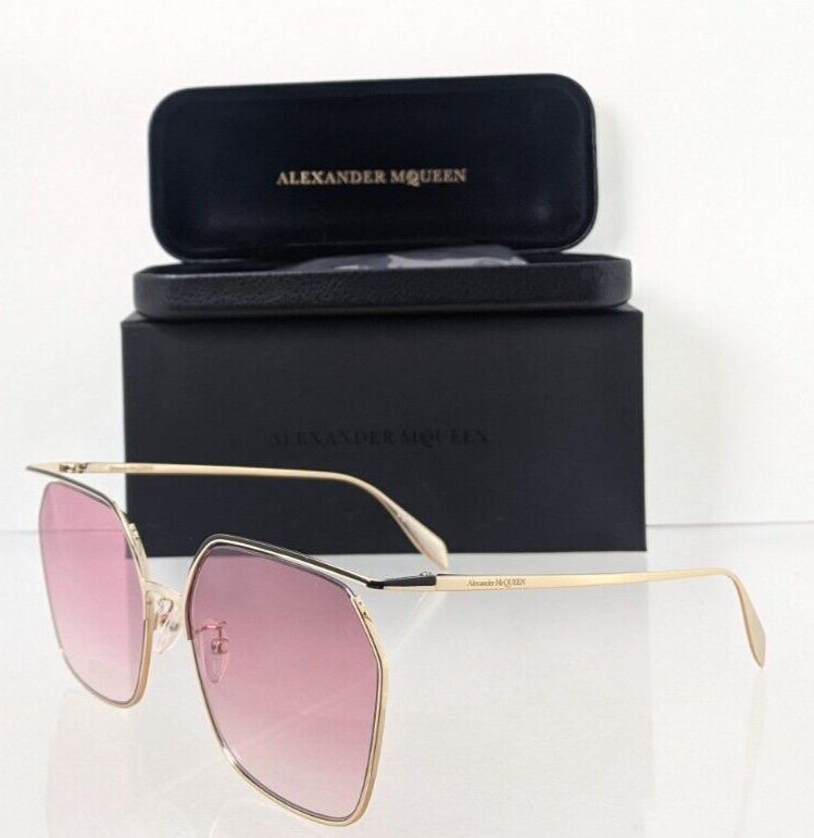 Brand New Authentic Alexander McQueen Sunglasses AM 0254 004 61mm Frame