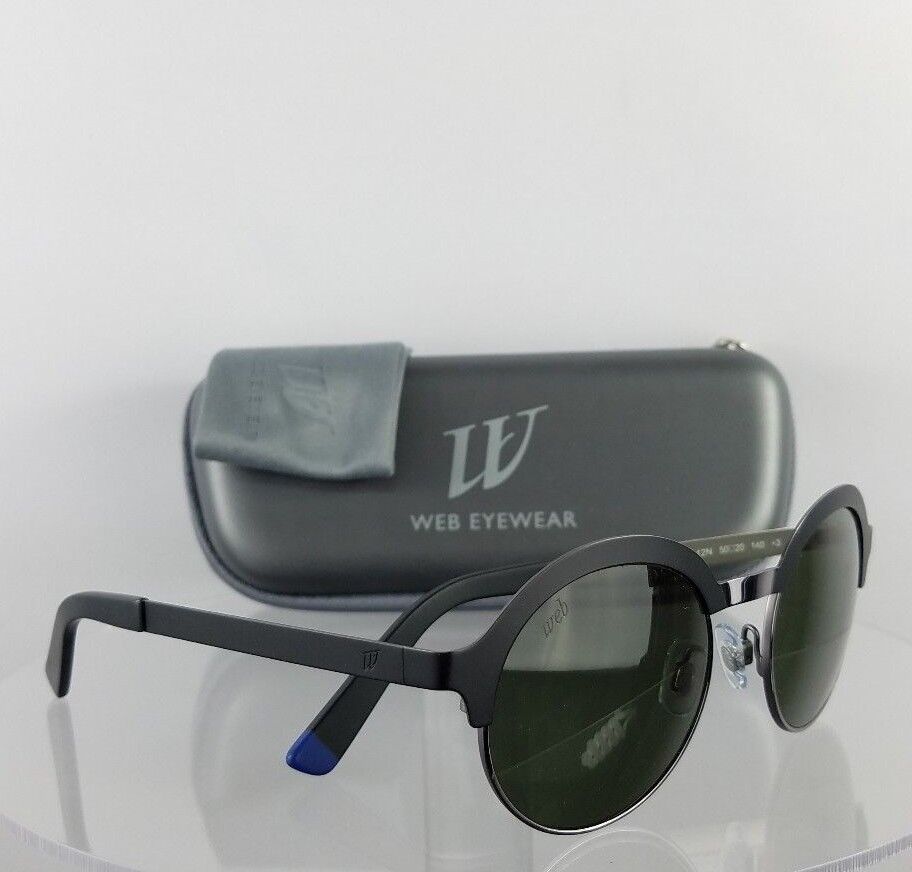 Brand New Authentic Web Sunglasses WE 174 Col. 12N Matte Black 50mm Frame 0174