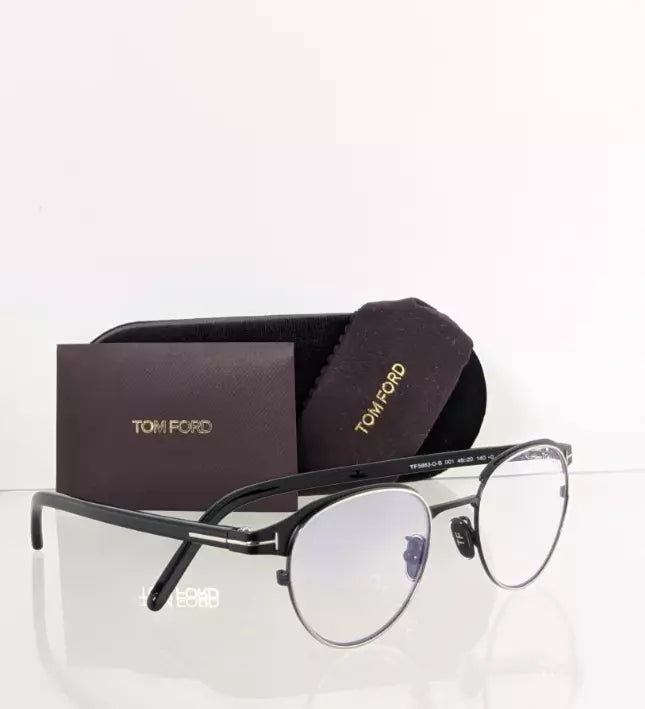 Brand New Authentic Tom Ford TF 5863 - D-B Eyeglasses 5863 001 FT 48mm Frame