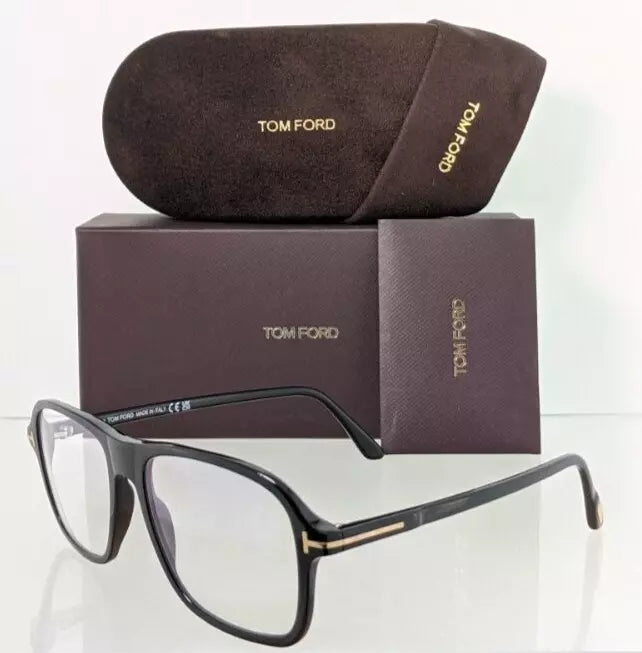 Brand New Authentic Tom Ford TF 5806 Eyeglasses 001 Frame FT 5806-B Frame 55mm