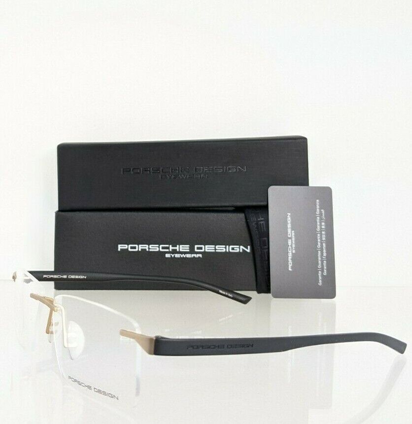 Brand New Authentic Porsche Design Eyeglasses P' 8344 S1 B 58mm Titanium Frame