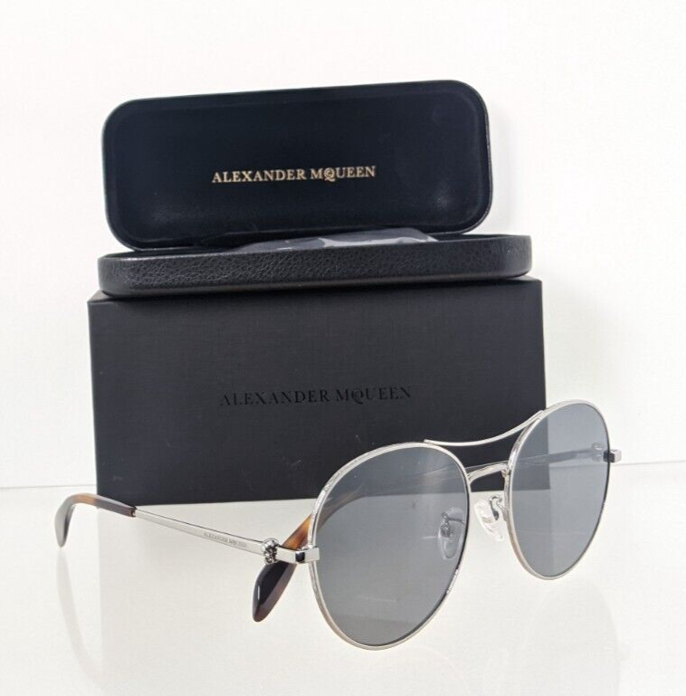 Brand New Authentic Alexander McQueen Sunglasses AM 0174 002 57mm Frame