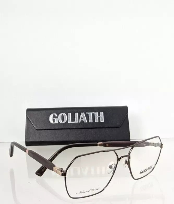 Brand New Authentic GOLIATH Eyeglasses XVII Brown 60mm Frame